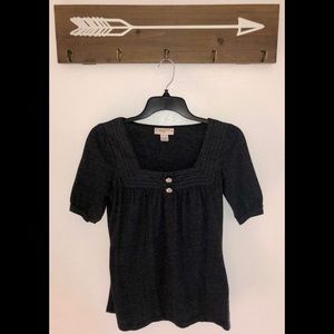 Dark grey Self Esteem top